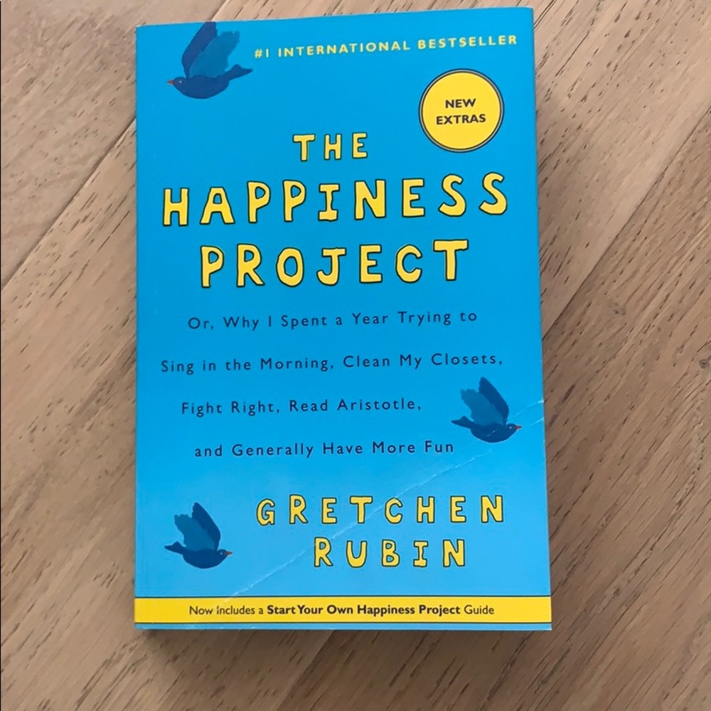 The happiness project book by Gretchen Rubin